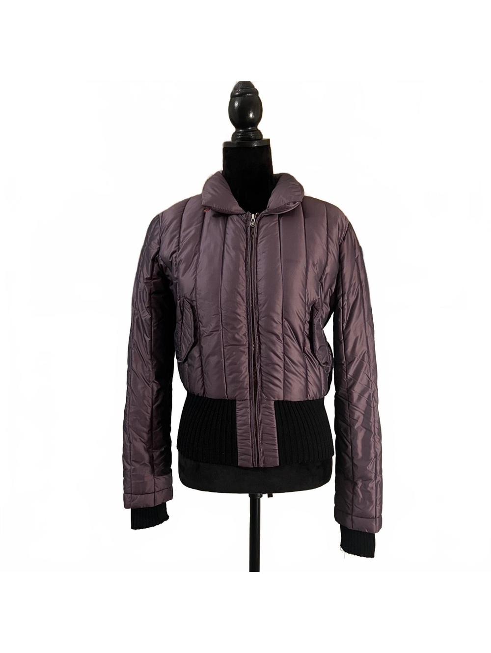 Y2K Abercrombie and Fitch Purple Down Puffer Jacket 2000’s Bella Swan